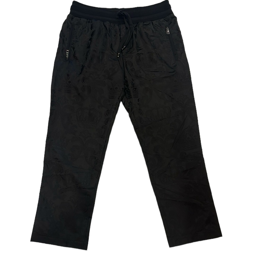 Dolce & Gabbana mens joggers pants crowns fleurs size 54